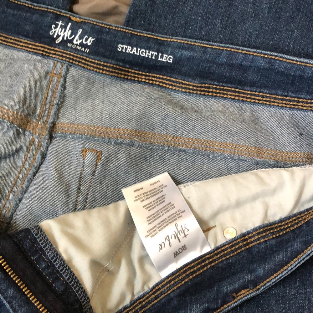 Style & Co. Woman straight leg jeans - Picture 3 of 7